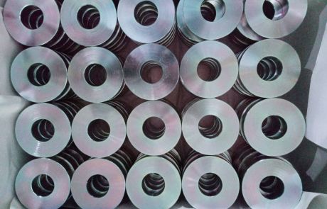 ชุบซิงค์รุ้ง Cr3+ แหวนรอง,แผ่นรอง,ปลอกรอง ( อะไหล่รถเกี่ยวนวดข้าว ) 1