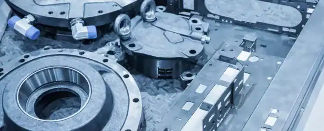 ชิ้นส่วนโลหะงานแมชชีนและแผ่นเหล็กในงานอุตสาหกรรมสำหรับการผลิต